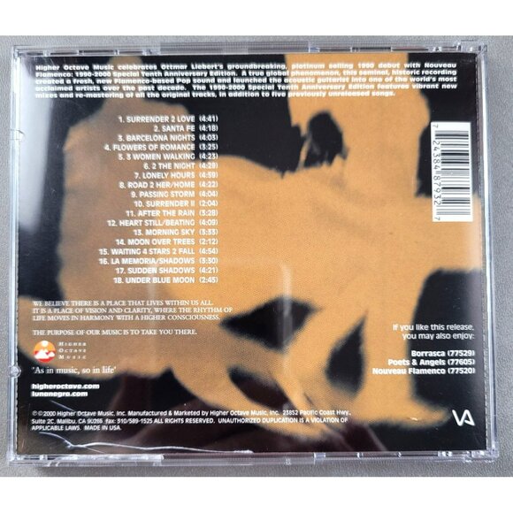 Ottmar Liebert Nouveau Flamenco - Special Tenth Anniversary Edition CD 37107cd - Picture 3 of 3